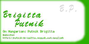 brigitta putnik business card